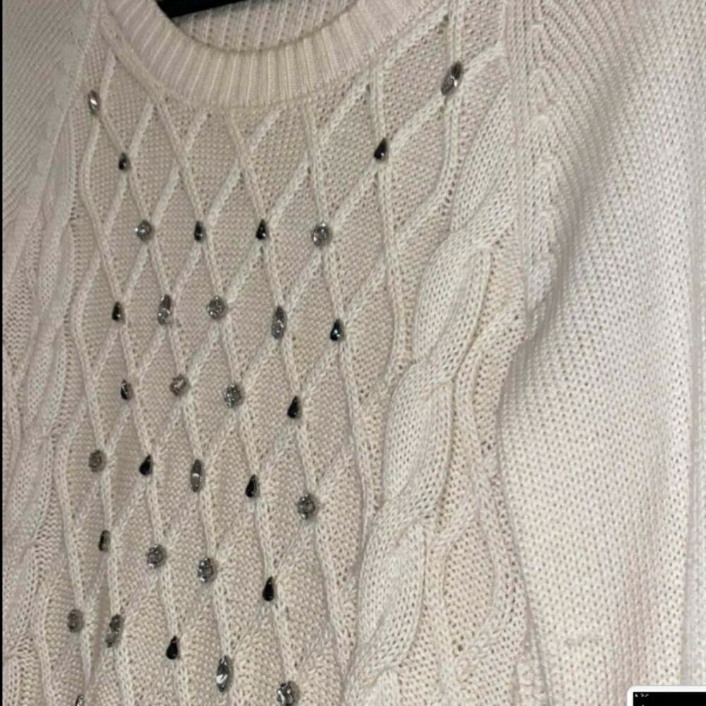 Ella Moss Ivory Jersey Sweater - Picture 5 of 12